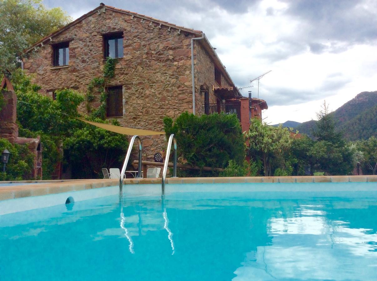 Casa Rural Con Piscina Y Vistas Al Valle - Cal Pallares Argestues 외부 사진